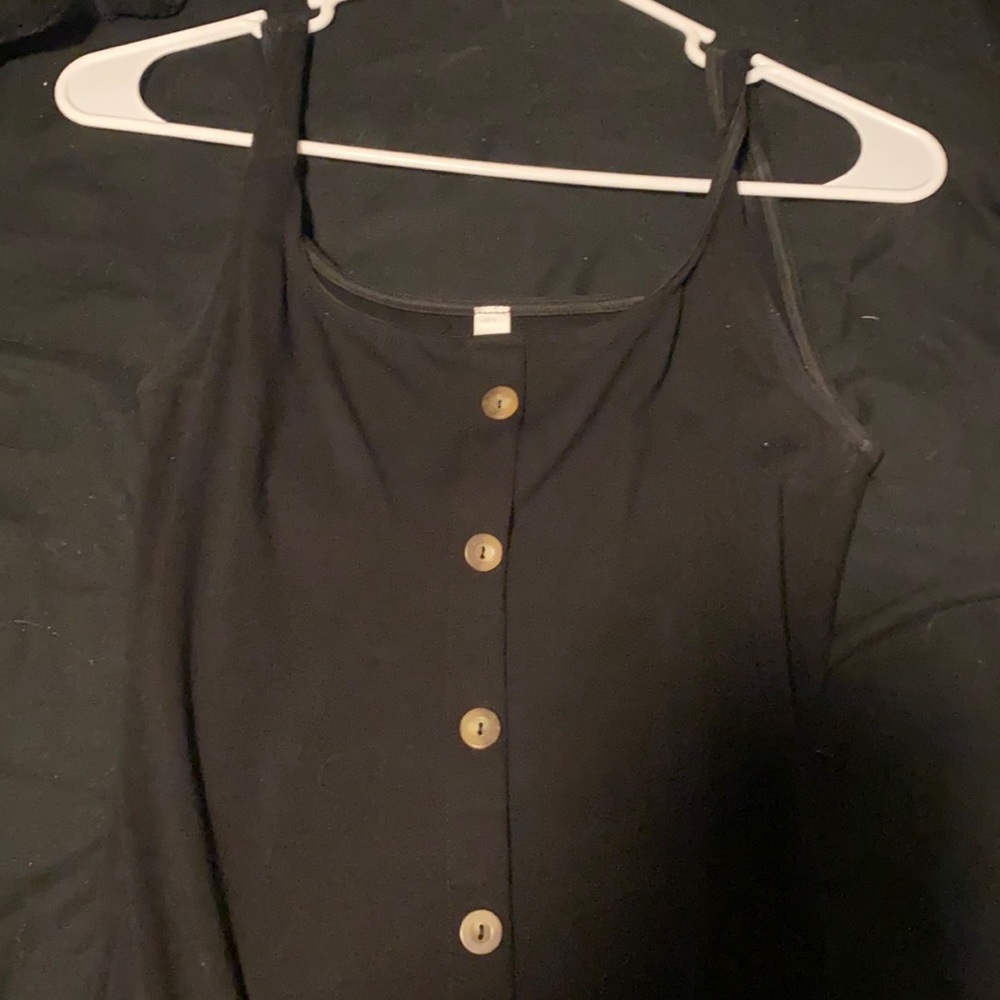 fake button tight dress